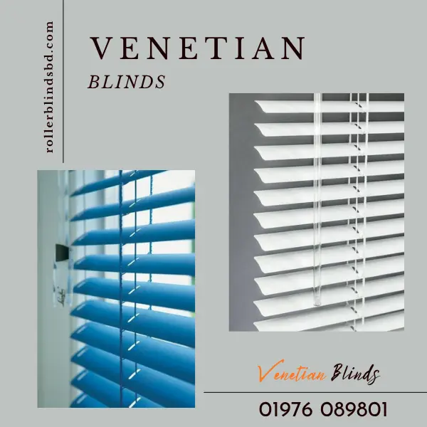 Premium 1 inch Aluminum Venetian Blinds made with imported materials in Bangladesh